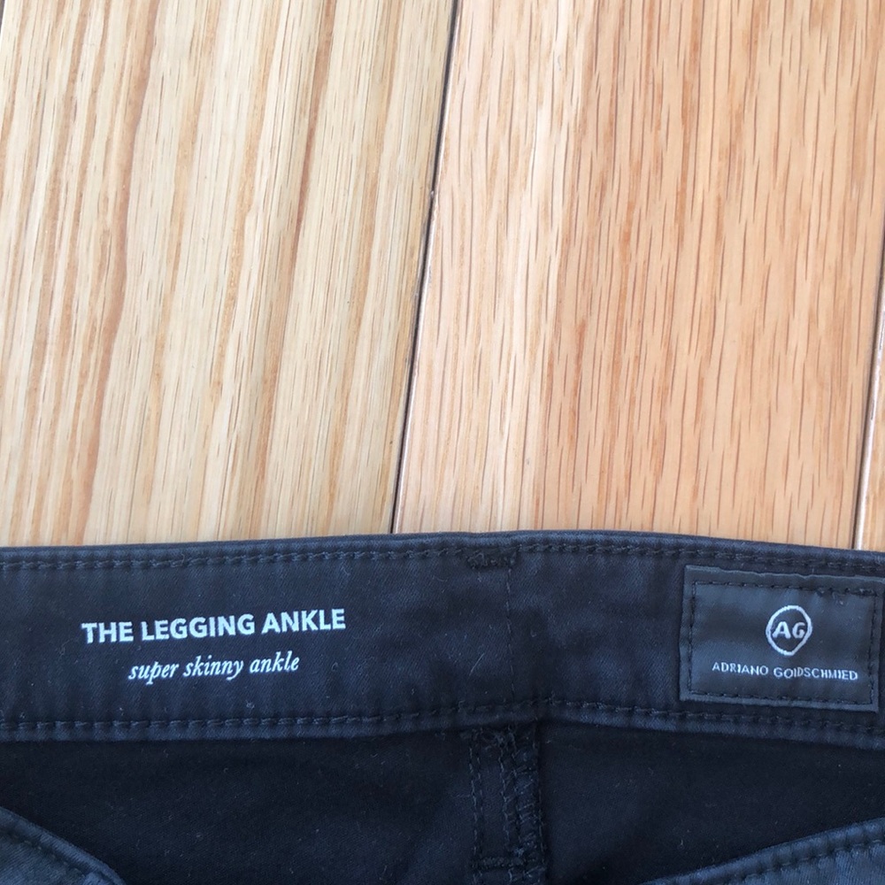 AG Black The Legging Ankle Jean
